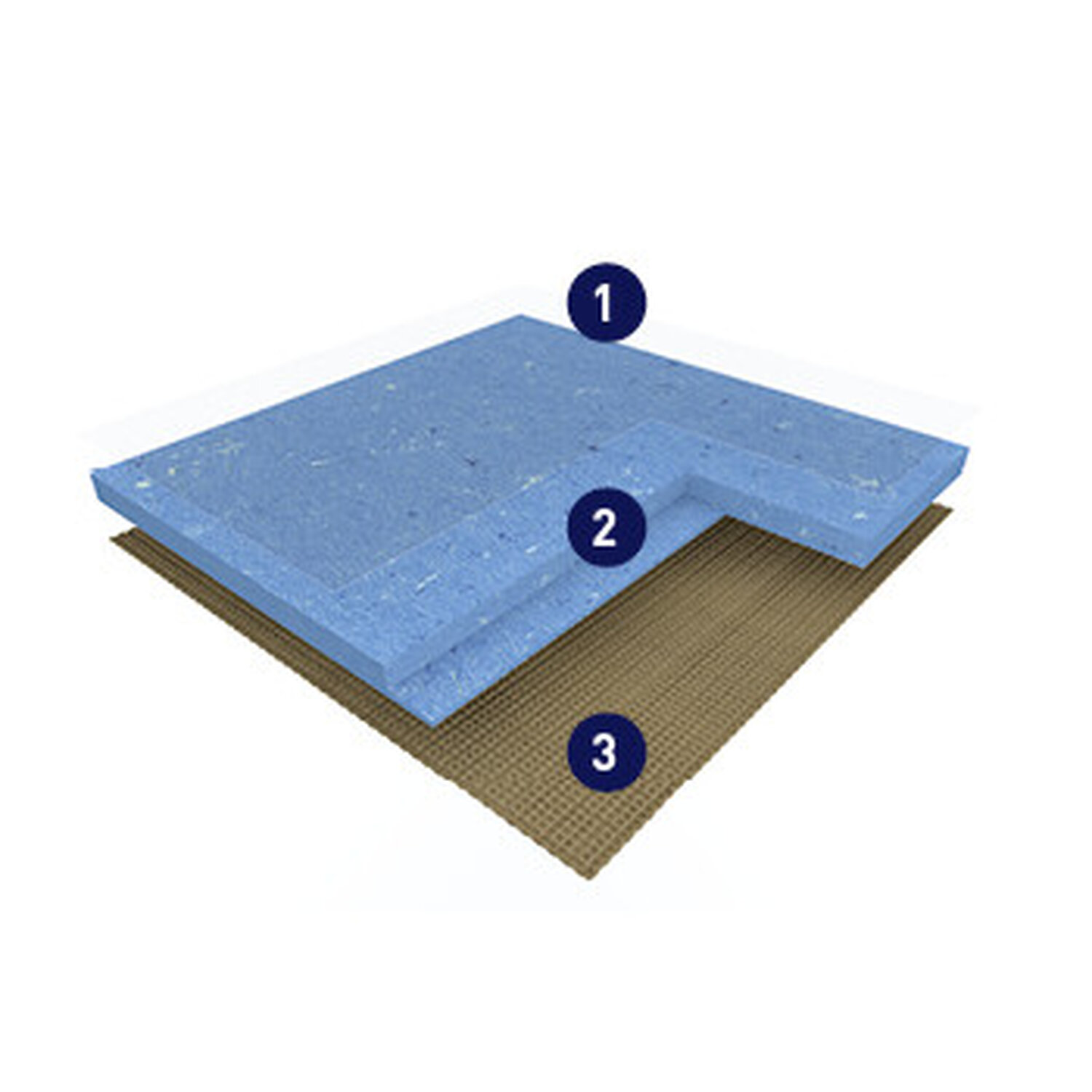 DLW - Linoleum Compact Colorette - Product construction